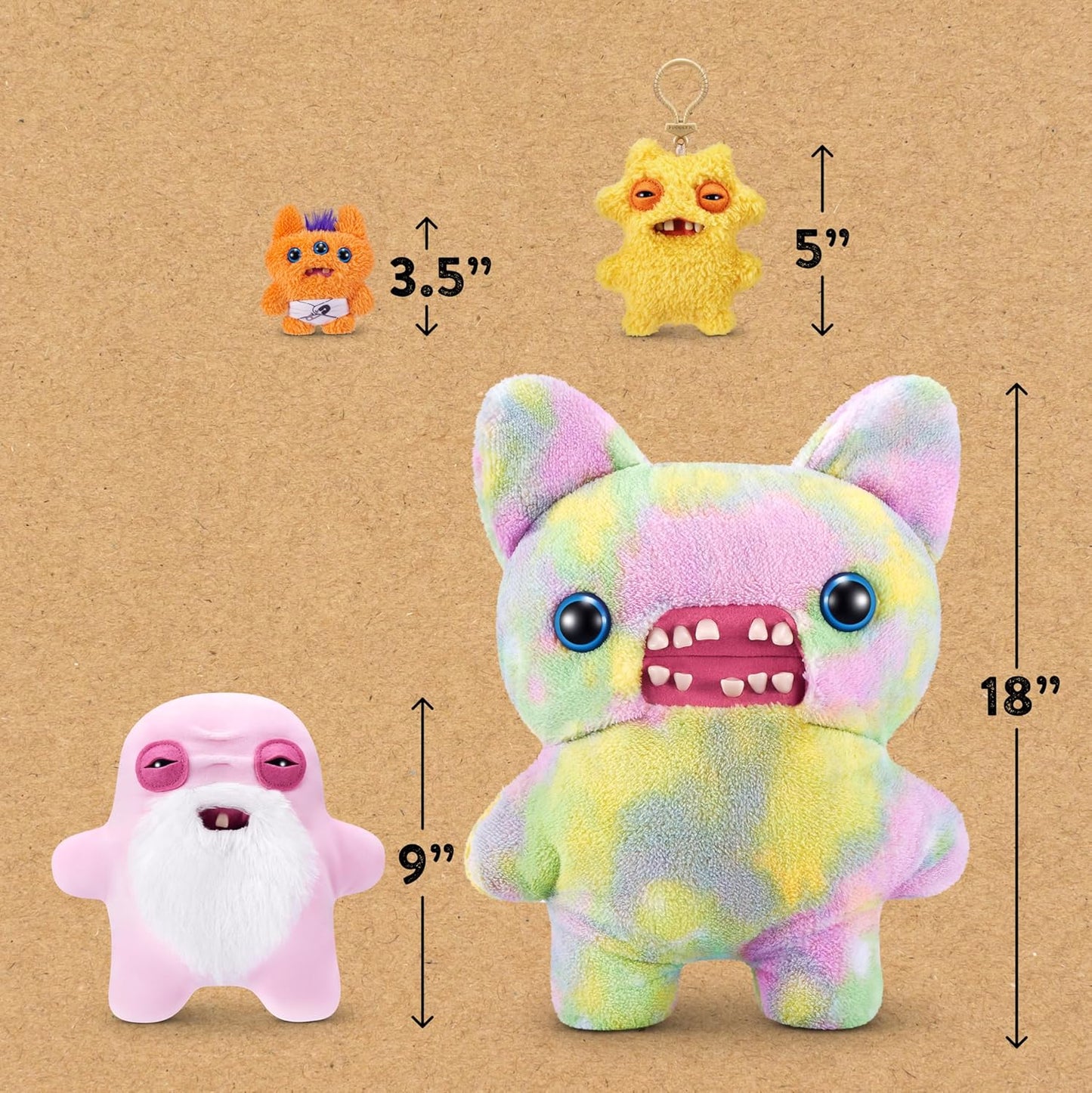 Fuggler Old Fogies 9-Inch Plush Toy (Oogah Boogah) by ZURU Fashions for Home