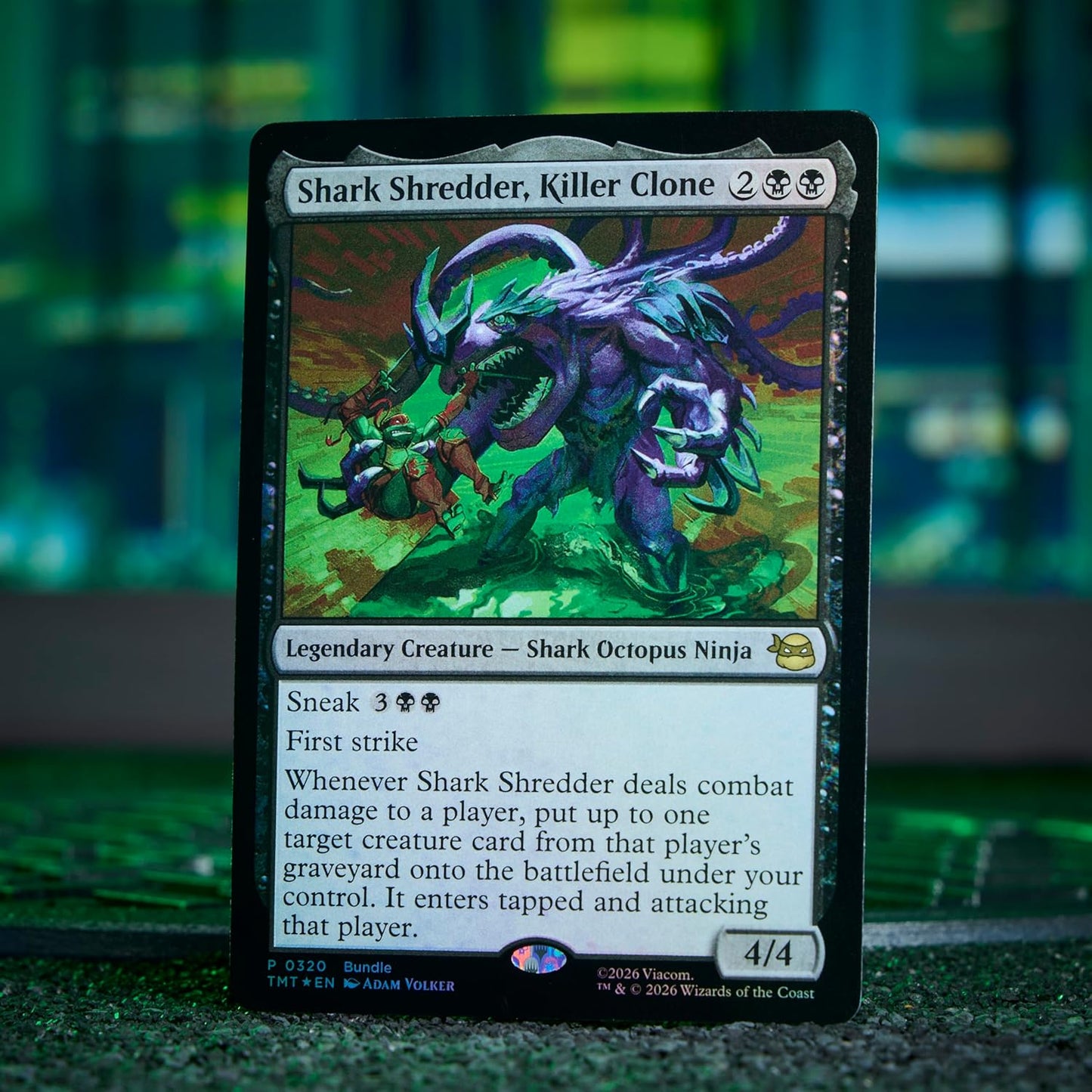 Magic: The Gathering | Teenage Mutant Ninja Turtles - Bundle | 9 Play Boosters, 30 Lands, Foil Alt-Art Promo Card Fashions for Home