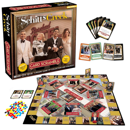 AQUARIUS Schitt's Creek Card Scramble Board Game - Fun Family Party Game for Kids, Teens & Adults - Entertaining Game Night Gift - Officially Licensed Merchandise