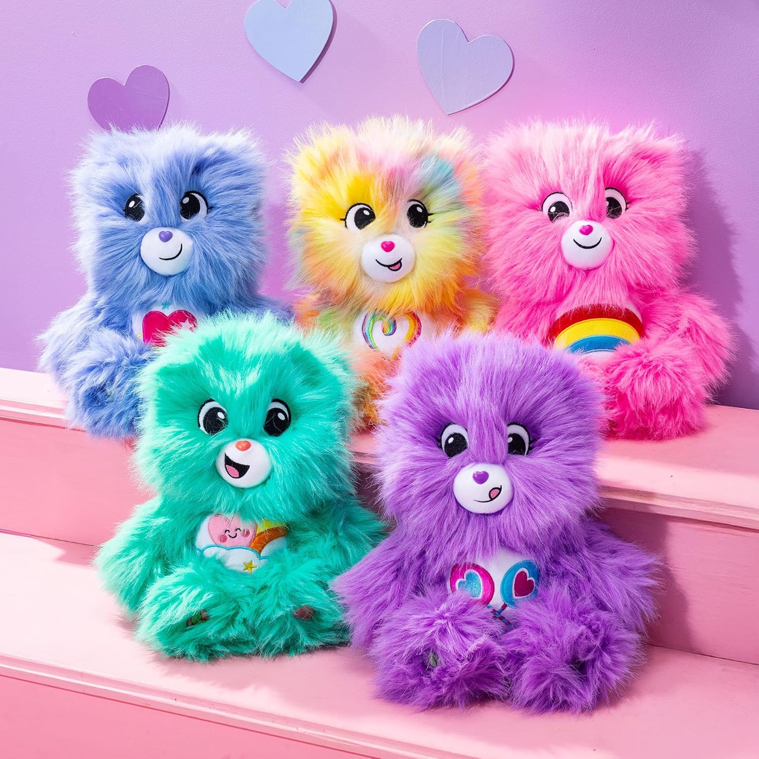 Care Bears Medium Super Fuzzy (ECO) Blind Bag Plush Assortment, Wave 1 Fashions for Home
