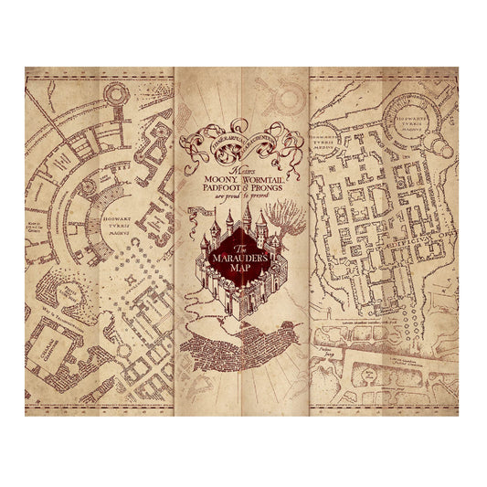Paladone Harry Potter Marauder’s Map 1000 Piece Jigsaw Puzzle (PP7803HP)