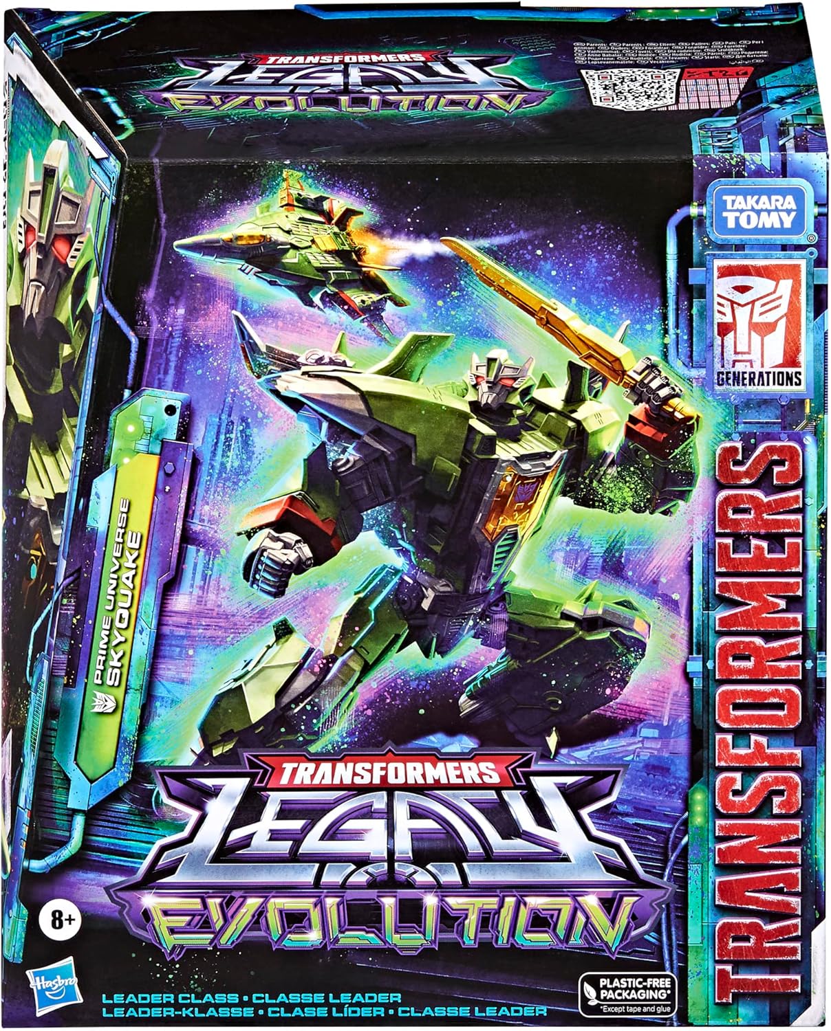 Transformers Toys Legacy Evolution Leader Prime Universe Skyquake Toy, 7-inch, Action Figure for Boys and Girls Ages 8 and Up