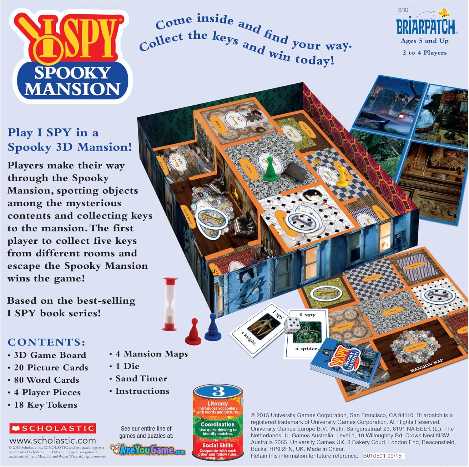 UNIVERSITY GAMES I SPY SPOOKY MANSION UG-6102 - Fashions for Home