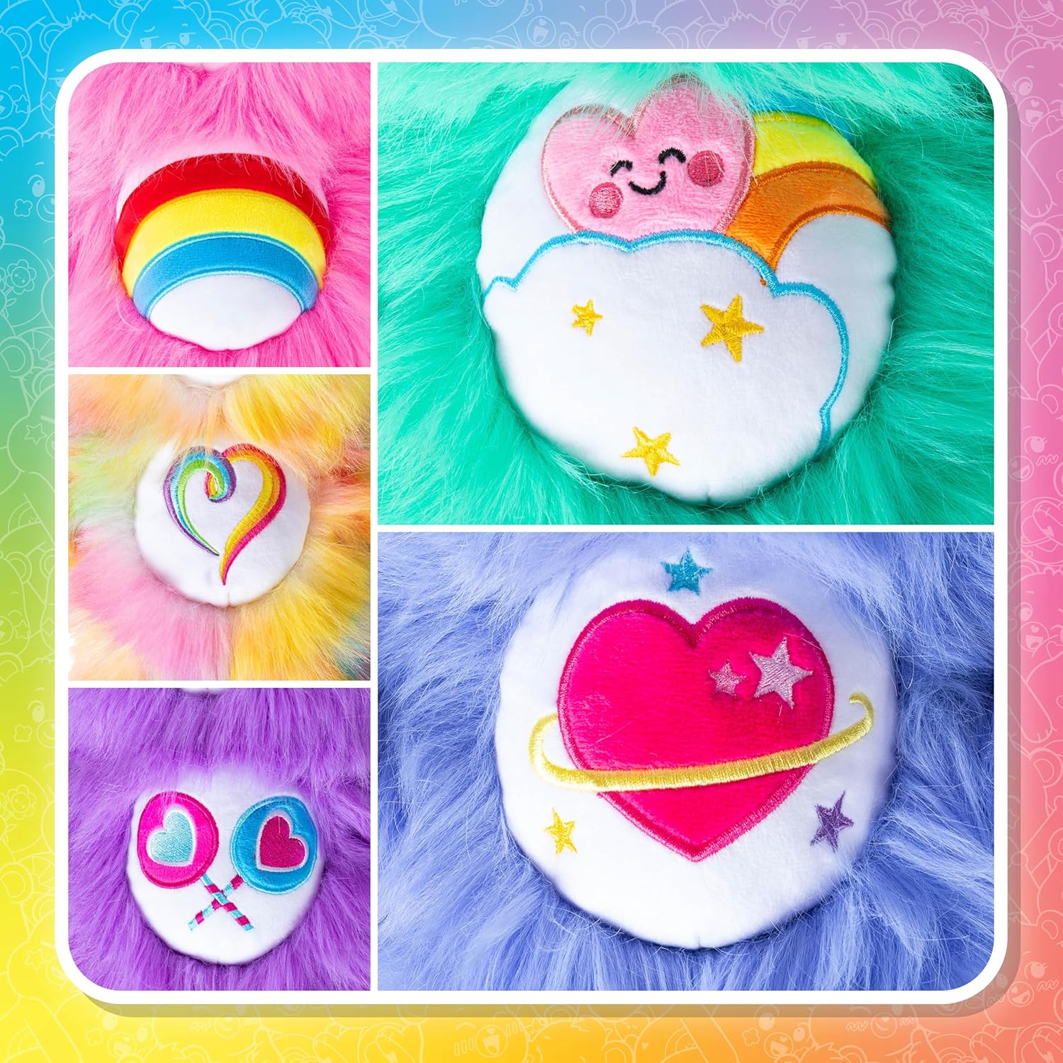 Care Bears Medium Super Fuzzy (ECO) Blind Bag Plush Assortment, Wave 1 Fashions for Home