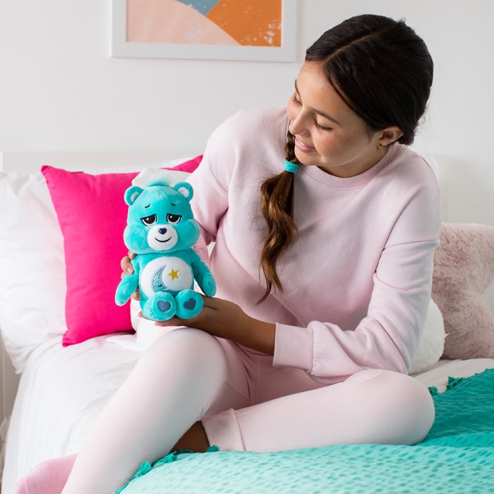 Care Bears 9 Inch Plush - Bedtime Bear with Glitter Belly Badge (2023) Fashions for Home