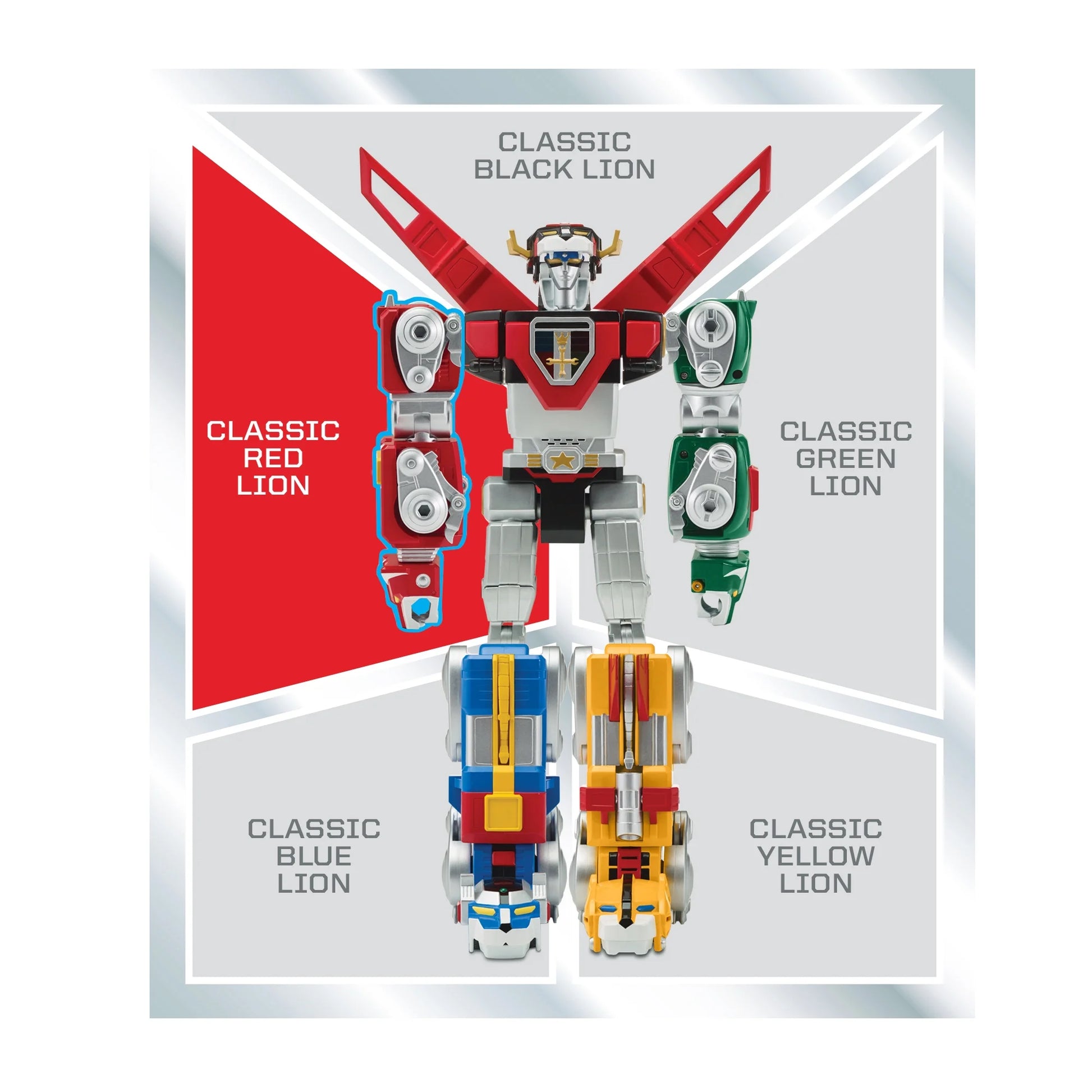 Voltron CLASSIC Legendary Red Lion Combinable Action Figure - Fashions for Home