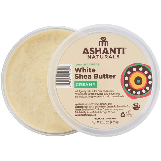 Ashanti Naturals Unrefined African Soft & Creamy White Shea Butter - 15 oz. - Fashions for Home