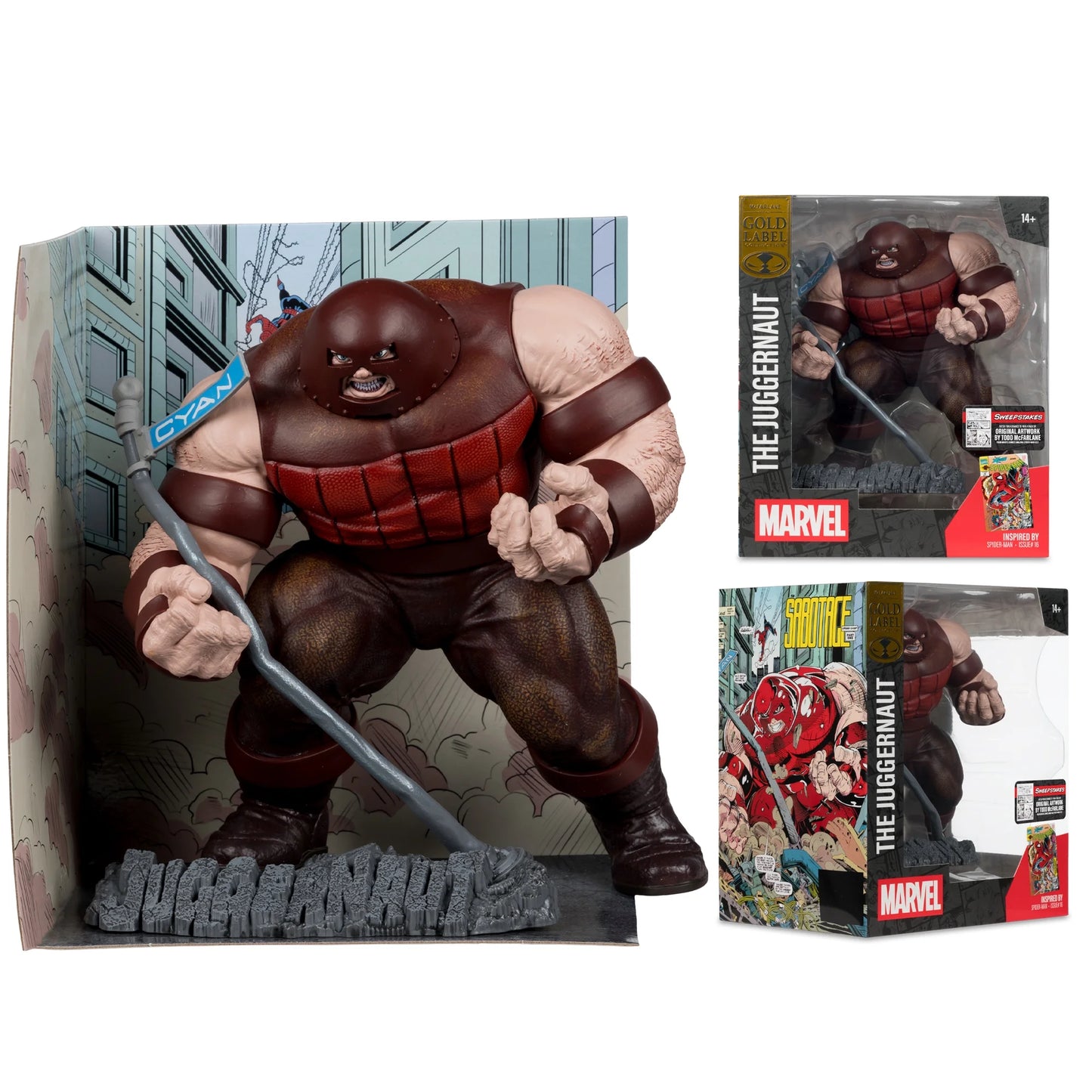 Marvel 1:10th - Action Figure - Juggernaut - McFarlane Toys Fashions for Home