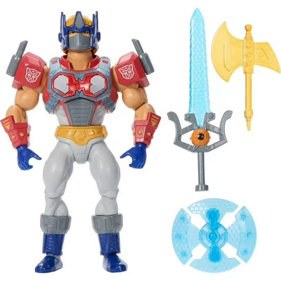 Masters of the Universe X Transformers Optimus Prime Armor He-Man Action Figure Fashions for Home