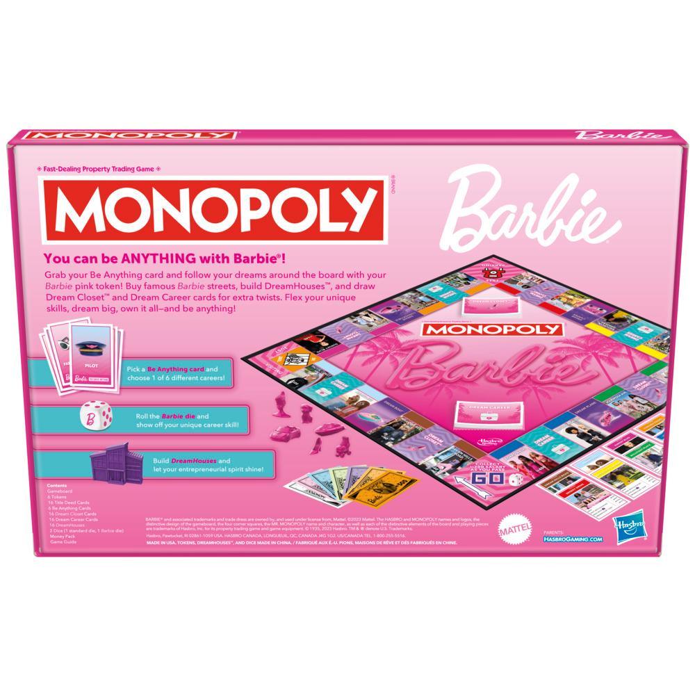 monopoly barbie edition board game family games