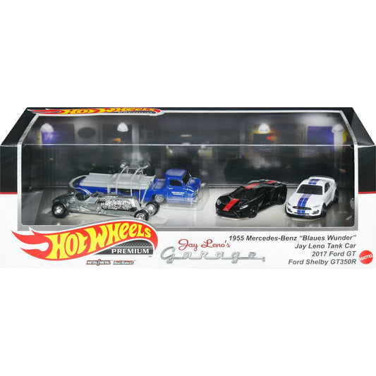 Hot Wheels Premium Collector Jay Leno’s Garage Set, 3 Cars & 1 Transporter Fashions for Home
