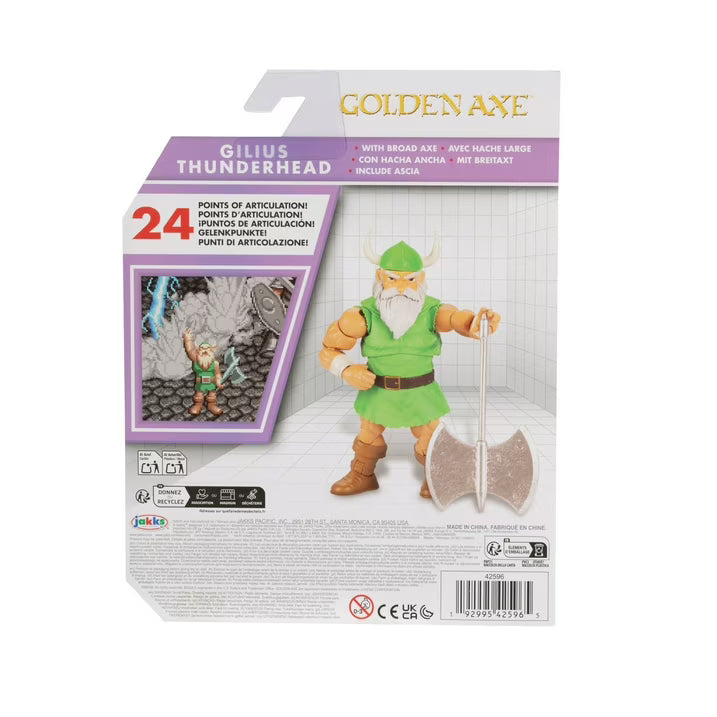 Sega 4 inch Golden Axe Gilius Thunderhead Action Figure Fashions for Home