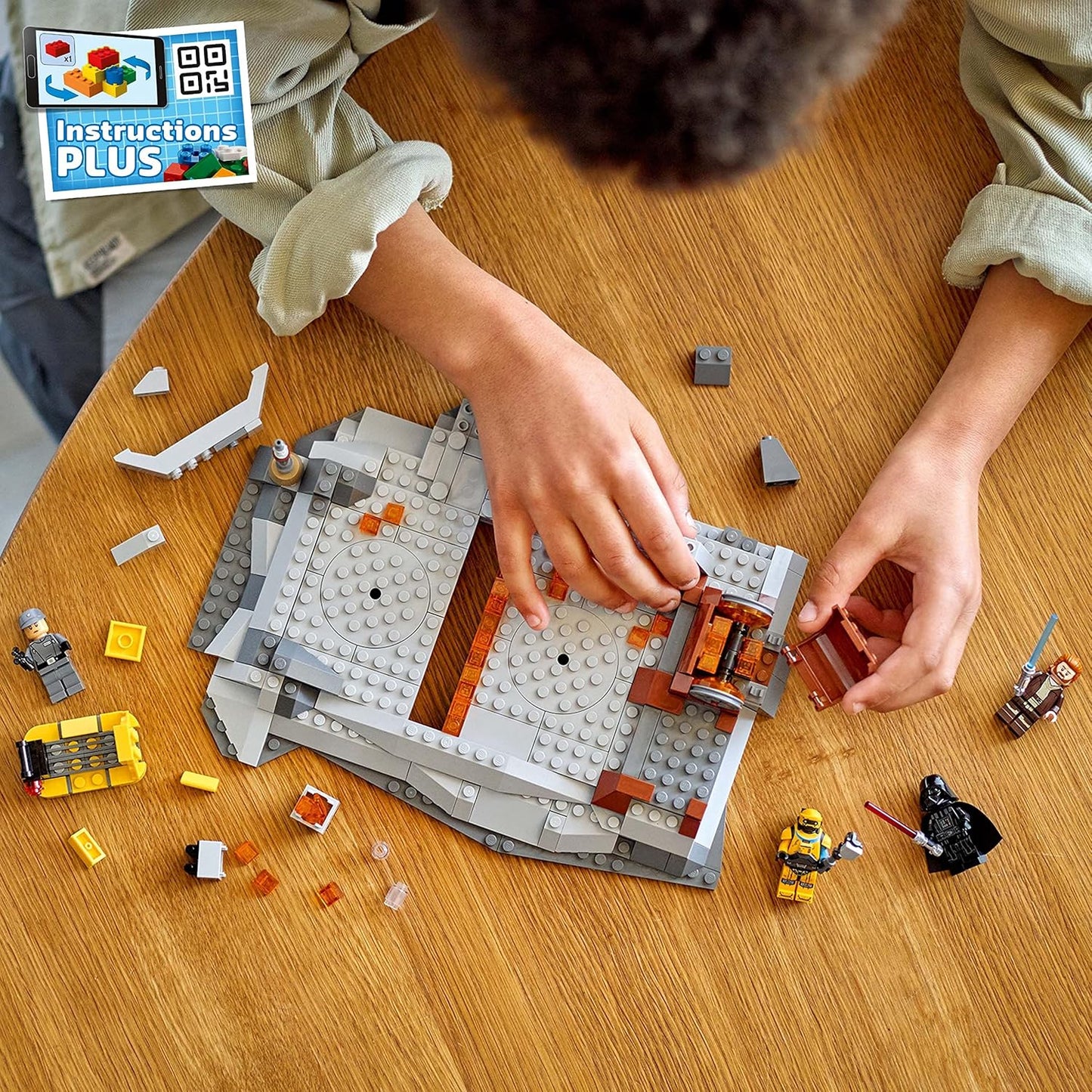 LEGO Star Wars OBI-Wan Kenobi vs. Darth Vader 75334 Building Toy Set - Features 4 Minifigures with Lightsabers for Buildable Battles, Great Collectible Gift for Kids, Boys, and Girls Ages 8+