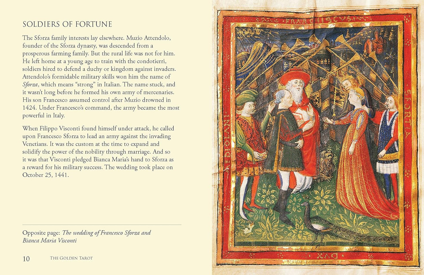 The Golden Tarot: The Visconti-Sforza Deck