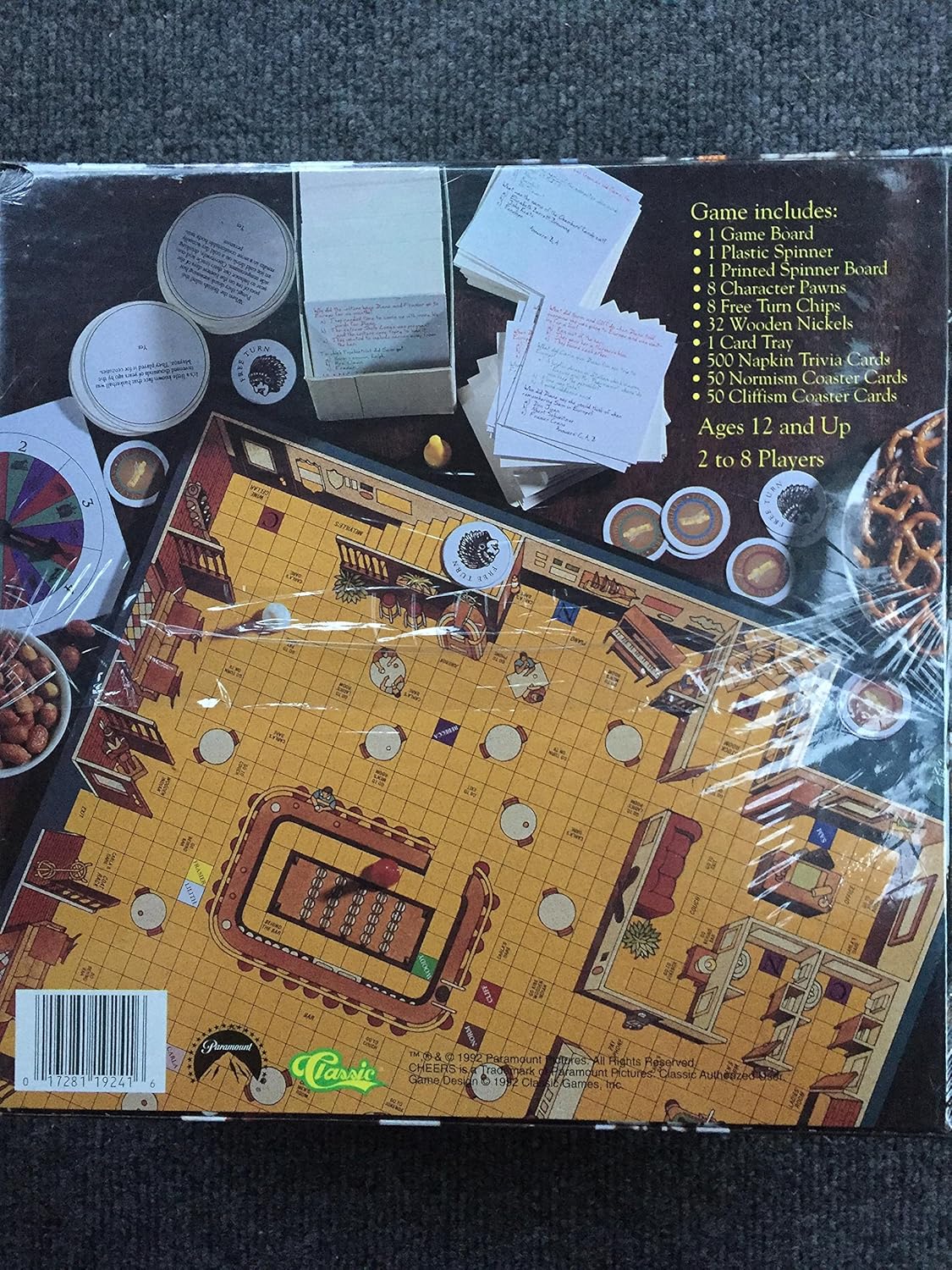 Cheers Classic Trivia Board Game Fashions for Home