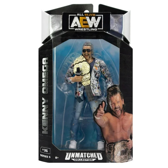 AEW Unmatched Kenny Omega - 6 inch Articulated Action Figure With Accessories - Fashions for Home