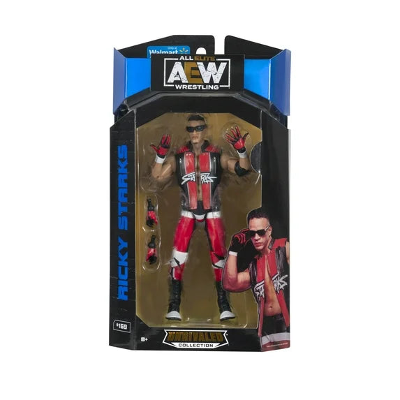 AEW Unrivaled Ricky Starks - 6 inch Figure with Entrance Vest, Sunglasses, and Alternate Hands (Walmart Exclusive) - Fashions for Home