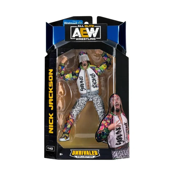 AEW Unrivaled Nick Jackson - 6 inch Figure with Entrance Jacket and Alternate Hands - Fashions for Home