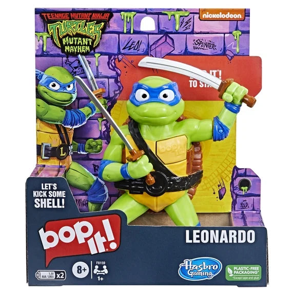 Bop It! Teenage Mutant Ninja Turtles Leonardo Edition Game, 1 or More Players, Ages 8+ Fashions for Home