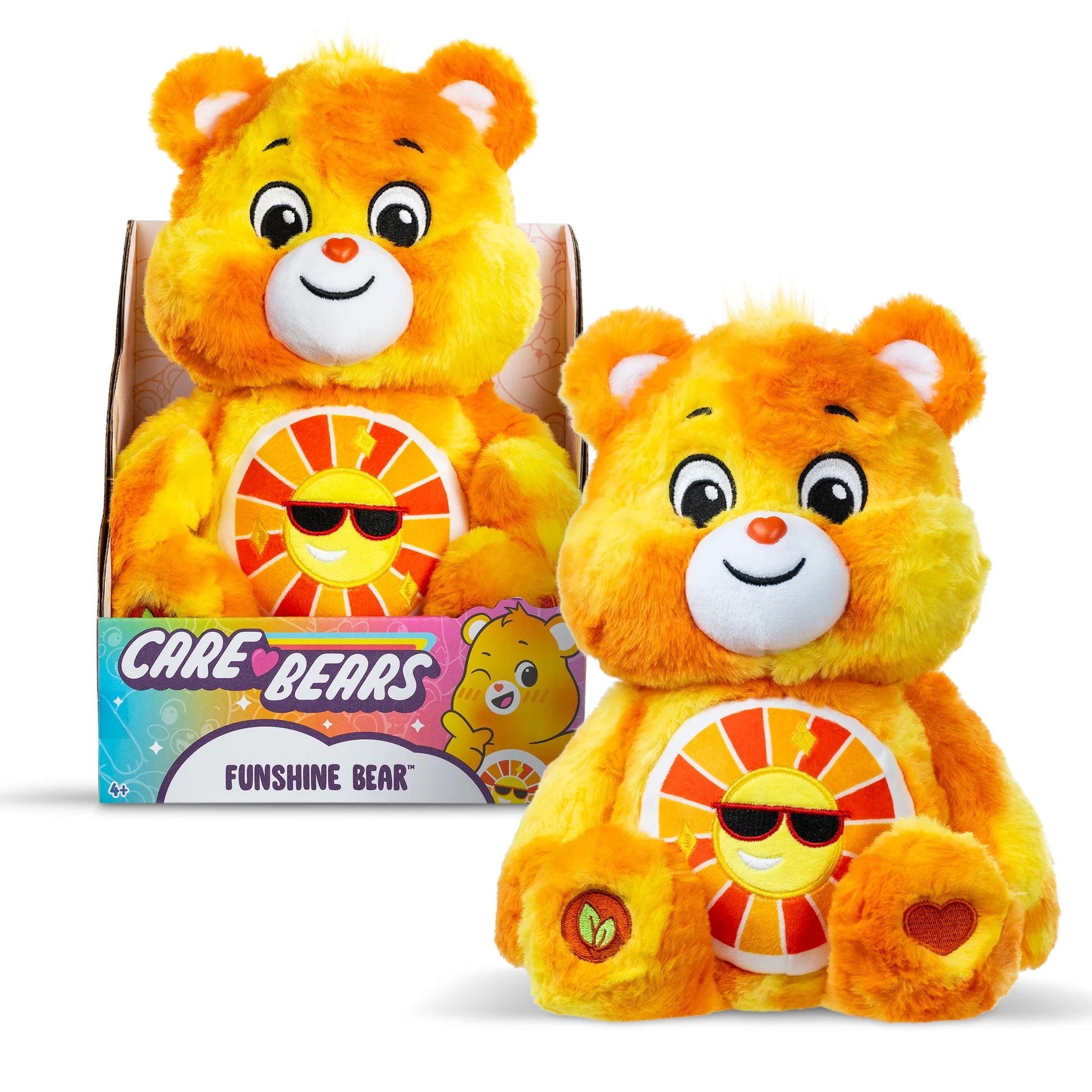 Care Bears - 14" Medium Plush - Color Splash Collection - Funshine Bear , For Ages 4 Years and Up Fashions for Home