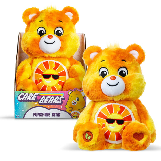 Care Bears - 14" Medium Plush - Color Splash Collection - Funshine Bear , For Ages 4 Years and Up Fashions for Home