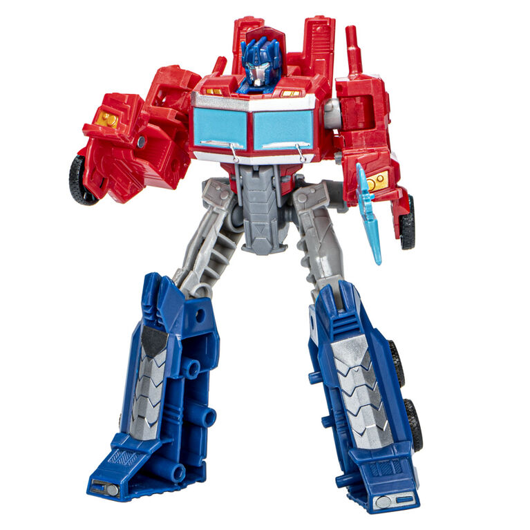Transformers Earthspark Optimus Prime Battle Base Trailer Fashions for Home