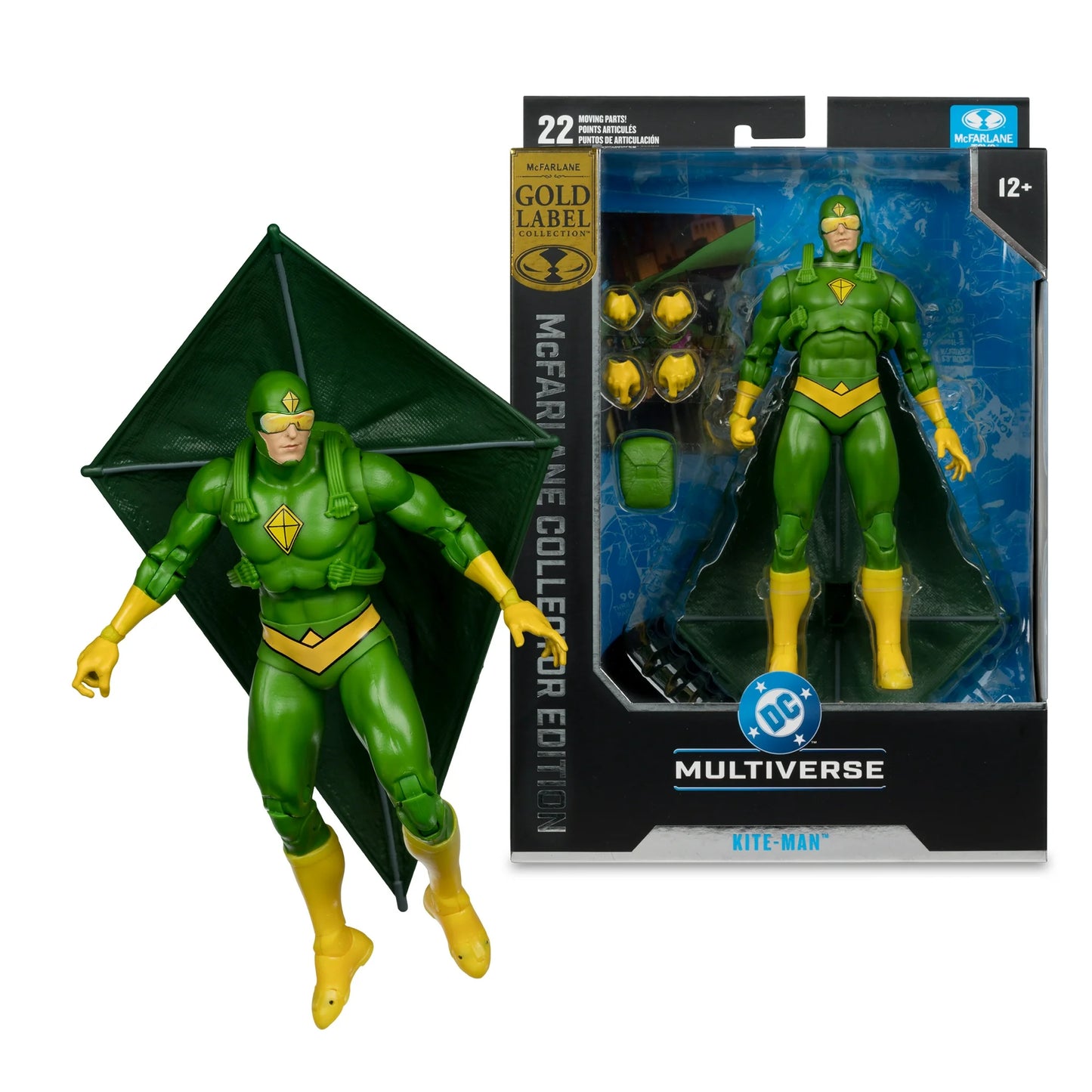 Kite-Man (Batman Rogues) Collector Edition Gold Label 7" Figure - McFarlane Toys Fashions for Home