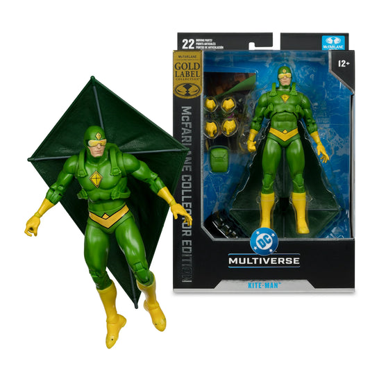 Kite-Man (Batman Rogues) Collector Edition Gold Label 7" Figure - McFarlane Toys Fashions for Home