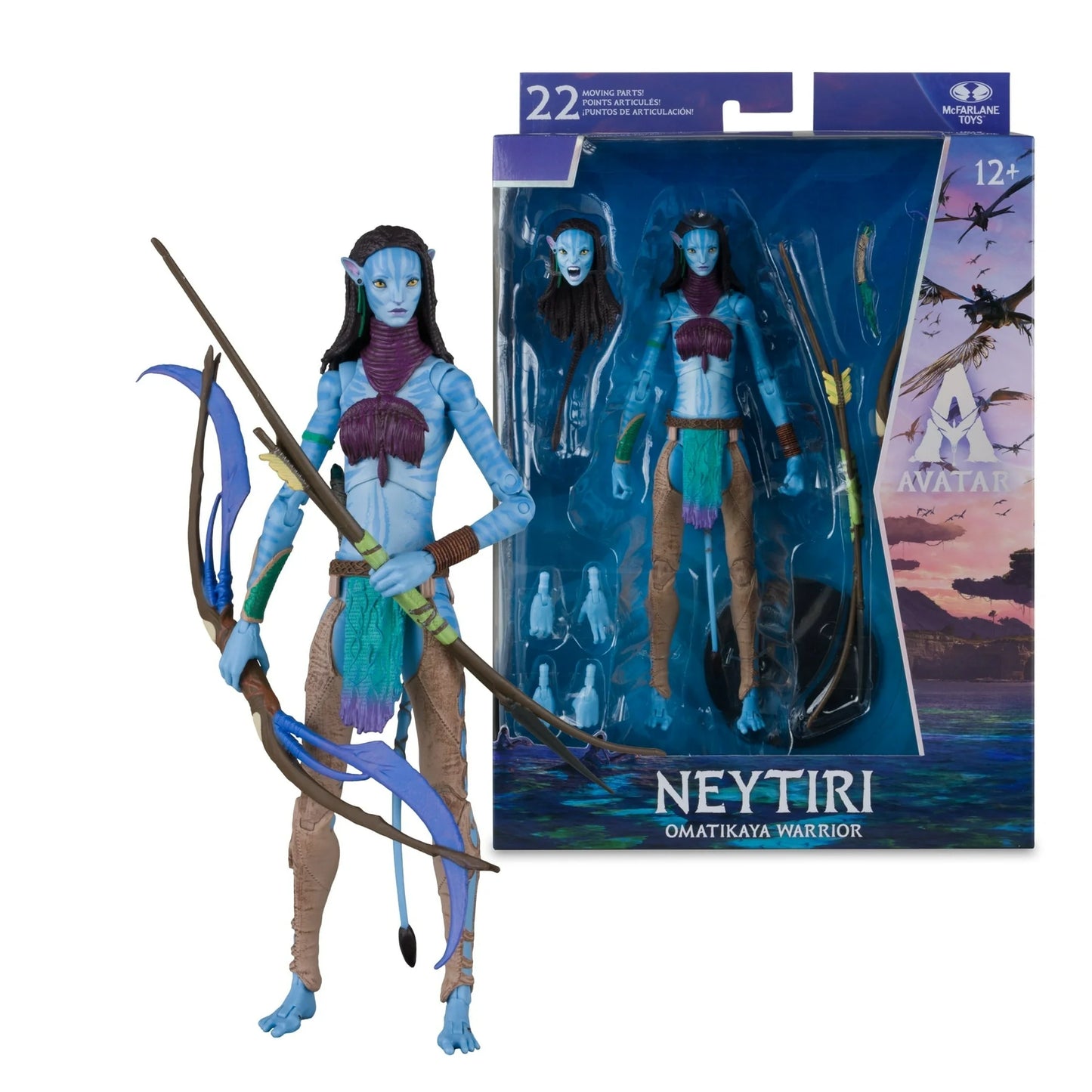 Avatar: Fire and Ash Neytiri (Omatikaya Warrior) 7" Action Figure Collector Edition - McFarlane Toys Fashions for Home