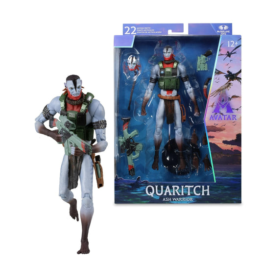 Avatar: Fire and Ash Quaritch (Ash Warrior) 7" Action Figure Collector Edition - McFarlane Toys Fashions for Home