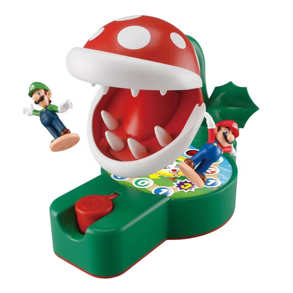 Epoch Games Super Mario Piranha Plant Escape!, Tabletop Skill and Action Game with Collectible Super Mario Action Figures, Ages 4+ Fashions for Home