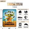 Franco Lego Star Wars The Child Mandalorian Bedding Super Soft Micro Raschel Throw, 46 in x 60 in (Official Lego Product)