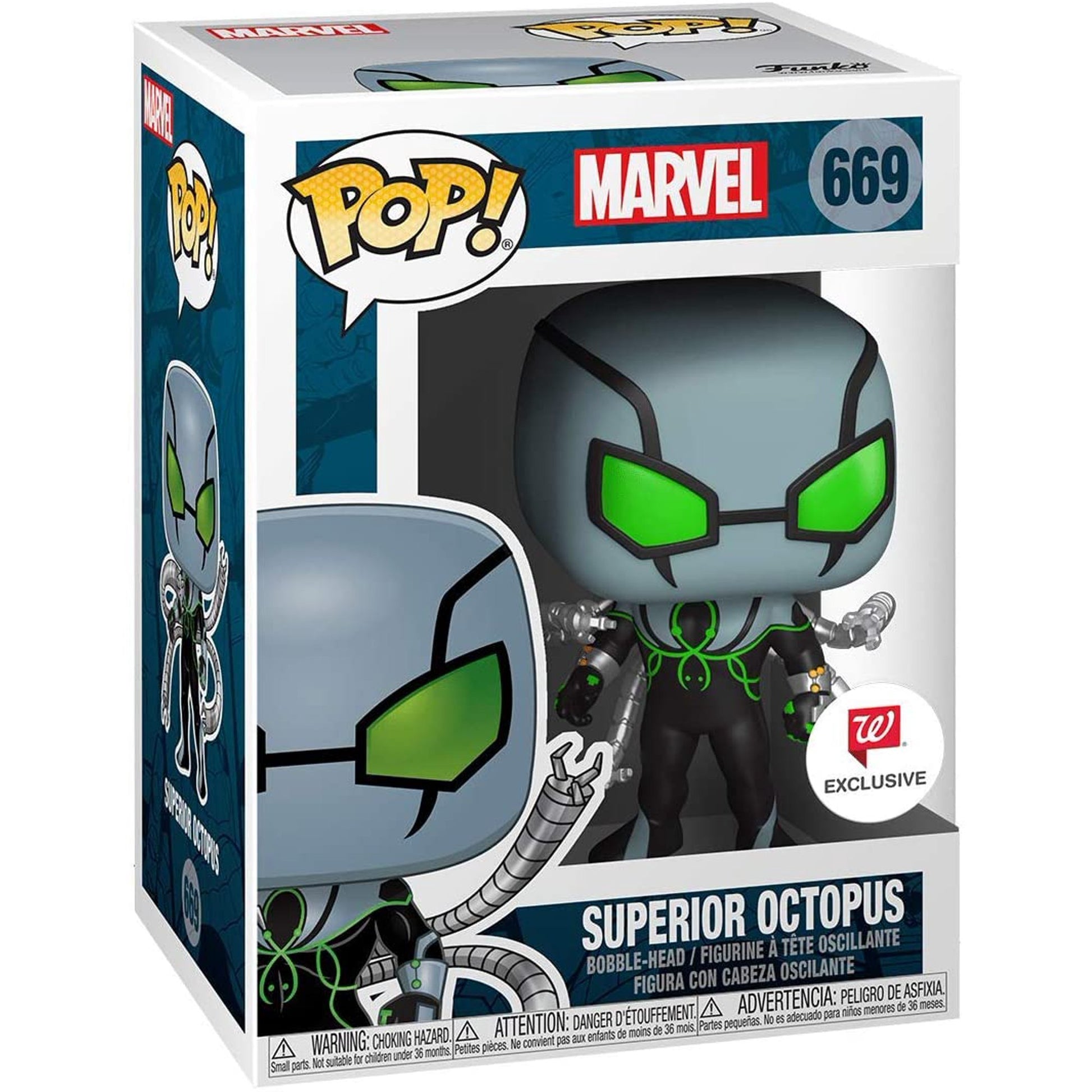 Funko Pop! Marvel Superior Octopus Bubble-Head Figure Vinyl New with Box - Fashions for Home