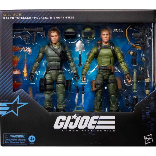 G.I. Joe Classified 6 Inch Action Figure 2-Pack Exclusive- Ralph Steeler Pulaski & Short-Fuze Fashions for Home