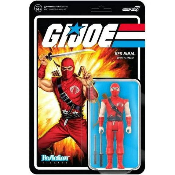 GI Joe Reaction Figure Red Ninja Wave 3 - Cobra Assassin