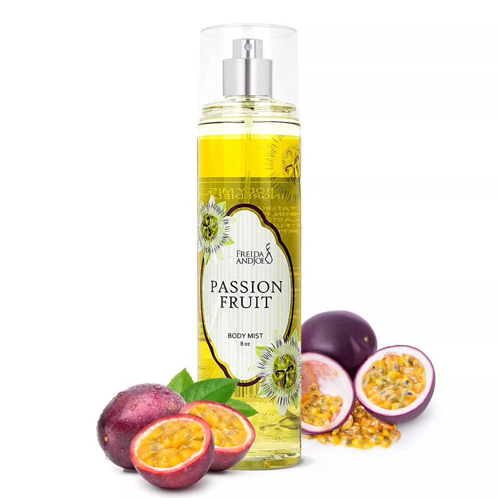 Freida and Joe Passion Fruit Body Mist, Luxury Scented Body Spray for Woman Luxury Body Care Fashions for Home
