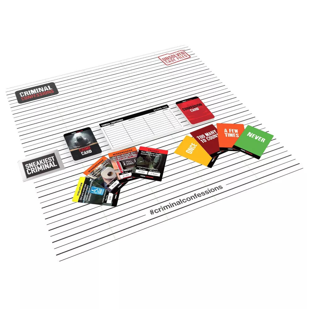 Unsolved Case Files: Criminal Confessions Card Game Fashions for Home