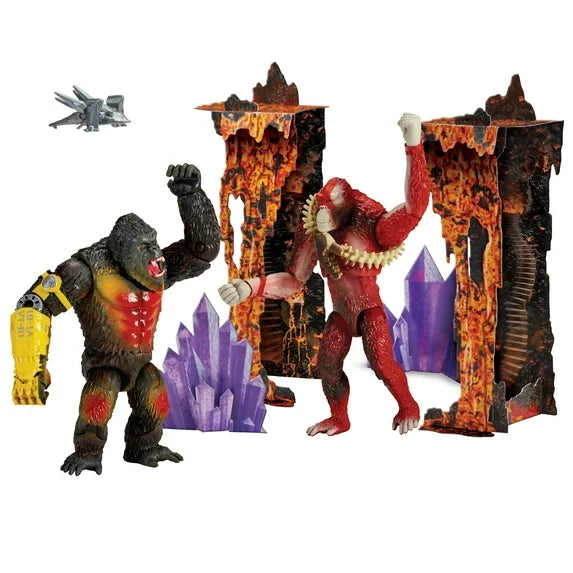 Godzilla vs. Kong Collectible 4+ Action Figures, Multicolor, 3.50" x 9.50" x 9" - Fashions for Home