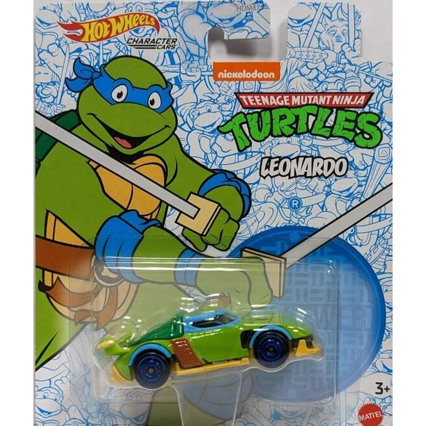 Hot Wheels Character Car Leonardo Mutant Ninja 1:64 Scale Vehicle - Fashions for Home
