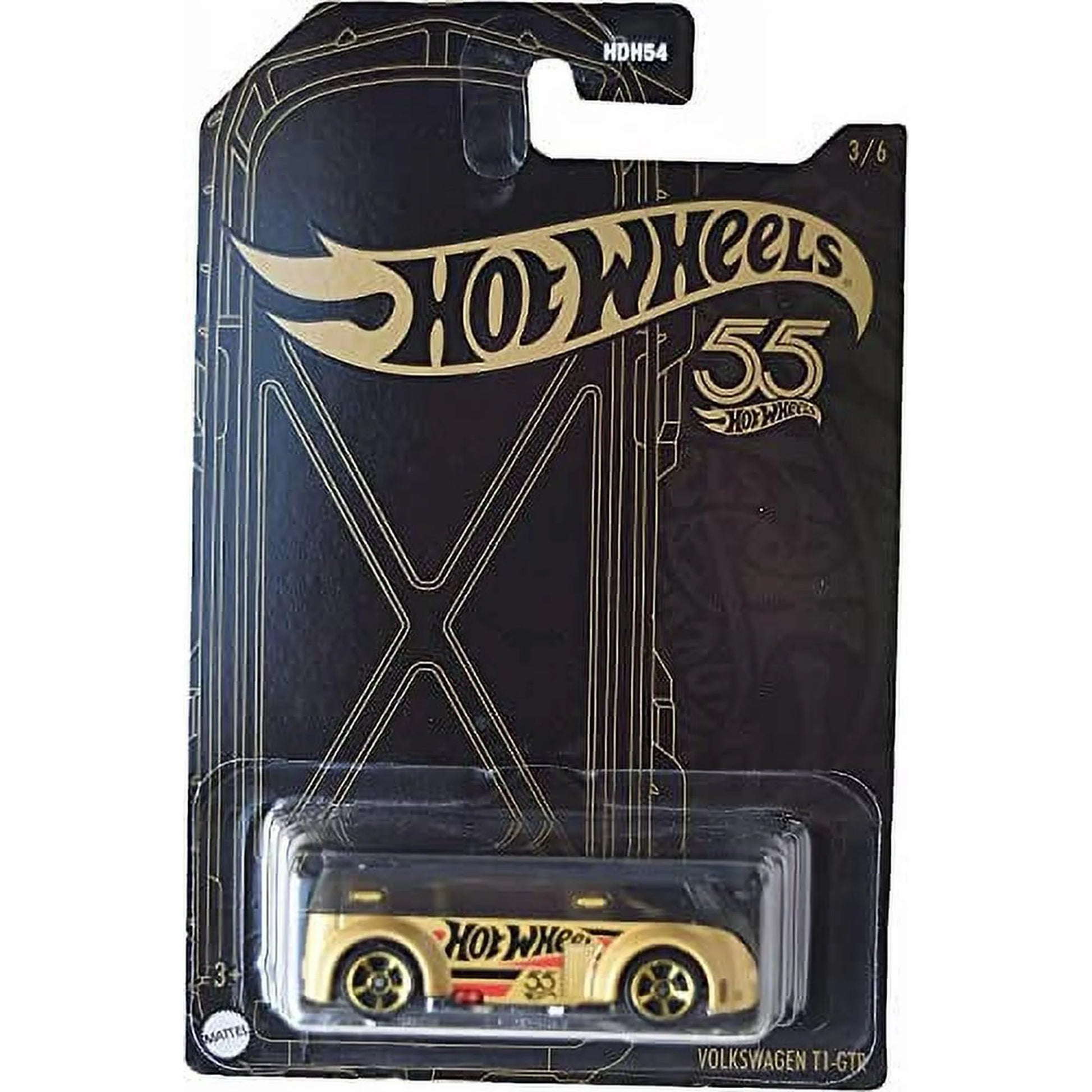 Hot Wheels Volkswagen T1 GTR Play Vehicle, 3+ Yrs, Diecast Silver, 1.44 oz Fashions for Home