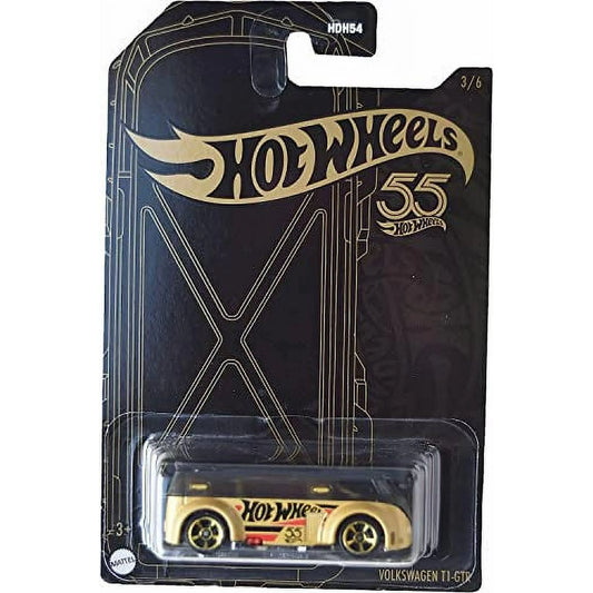 Hot Wheels Volkswagen T1 GTR Play Vehicle, 3+ Yrs, Diecast Silver, 1.44 oz Fashions for Home