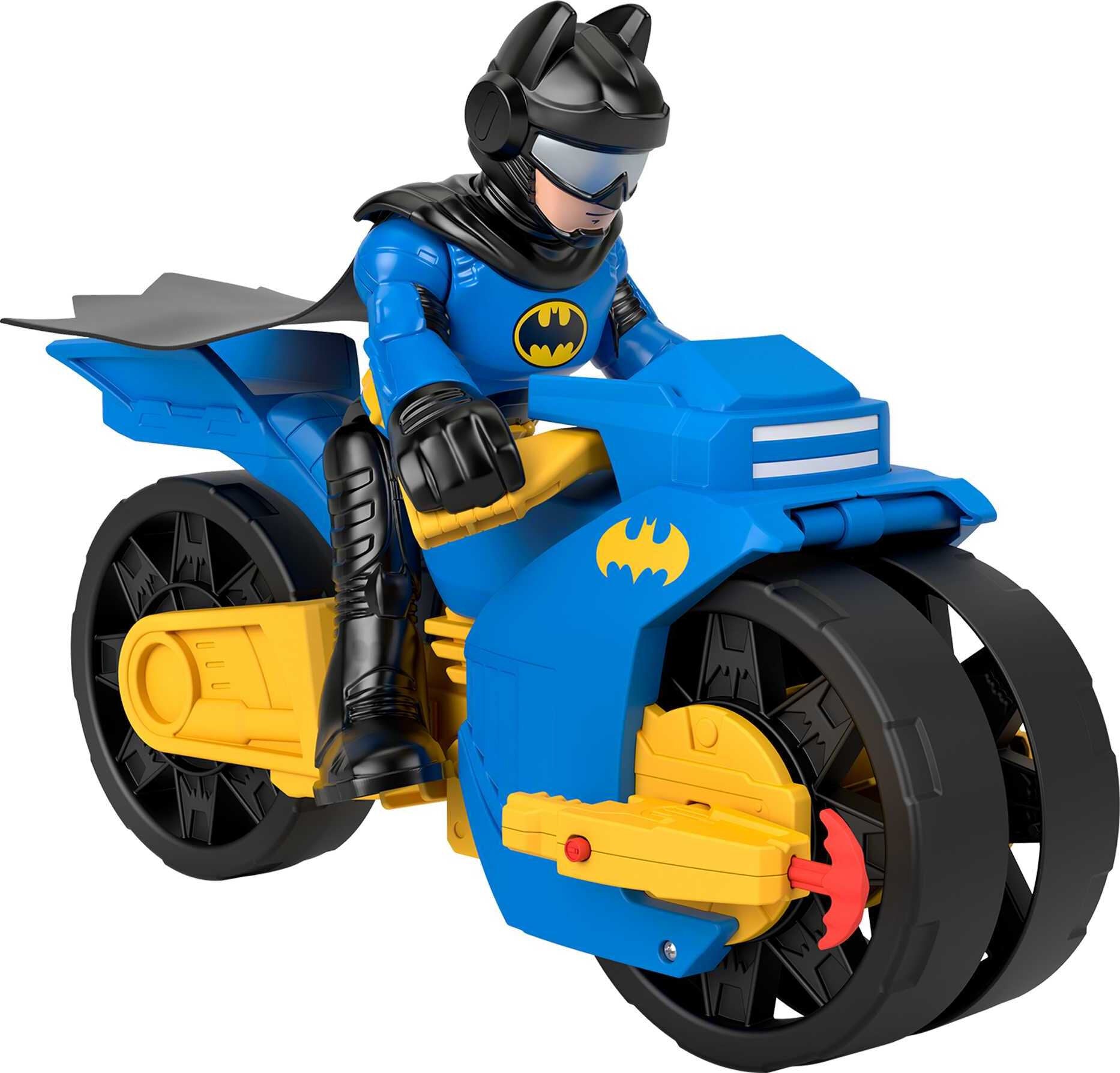Imaginext DC Super Friends Batman Toys, XL Batcycle and Batman Figure, 10-inches - Fashions for Home