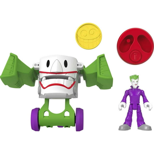Dc Super Friends Head Shifters The Joker Laff Mobile Set - Fashions for Home