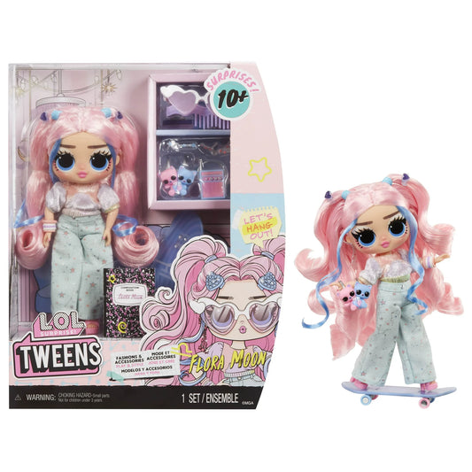 LOL Surprise Tweens Fashion Doll Flora Moon with 10+ Surprises, Great Gift for Kids Ages 4+