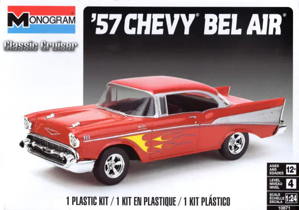 57 Chevy Bel Air Classice Cruiser Model Kit