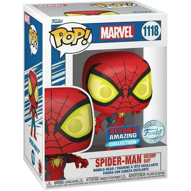 Funko POP! Marvel Comics Spider-Man Oscorp Suit #1118 Exclusive Fashions for Home
