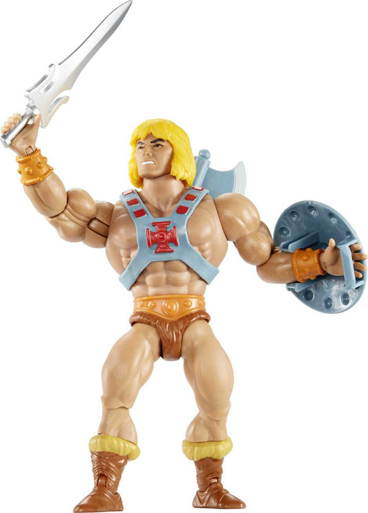 Masters of the Universe Origins He-Man Action Figure, 5.5-inch MOTU Toy Collectible
