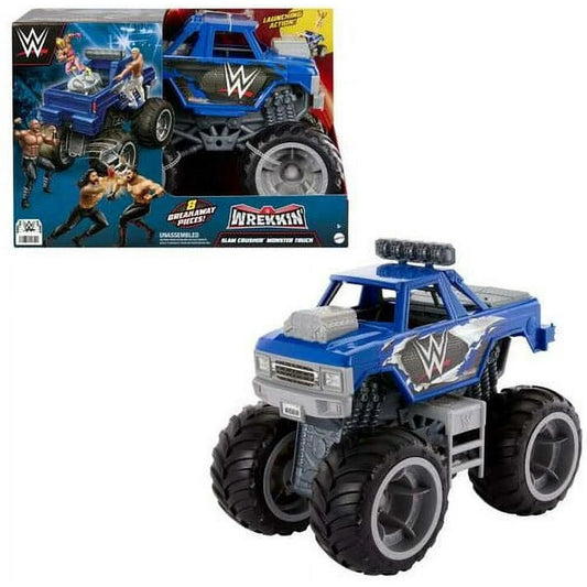 Mattel WWE Vehicle Wrekkin Slam Crusher Monster Truck Fashions for Home