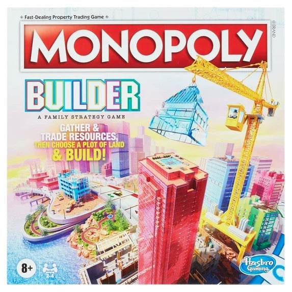 Monopoly Builder Board Game, Board Games for Kids and Adults Fashions for Home
