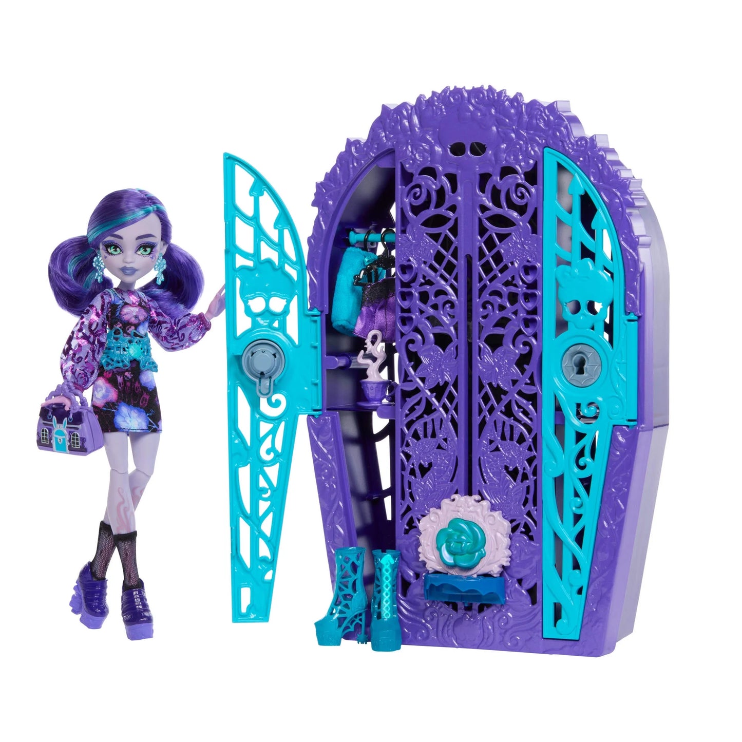 Monster High Skulltimate Secrets Garden Mysteries Playset, Twyla Doll with 19+ Surprises